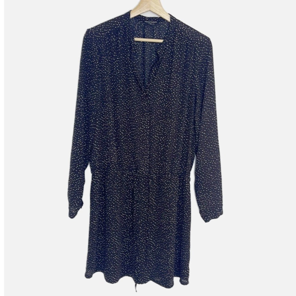 Hilary Radley speckle dot tunic dress L